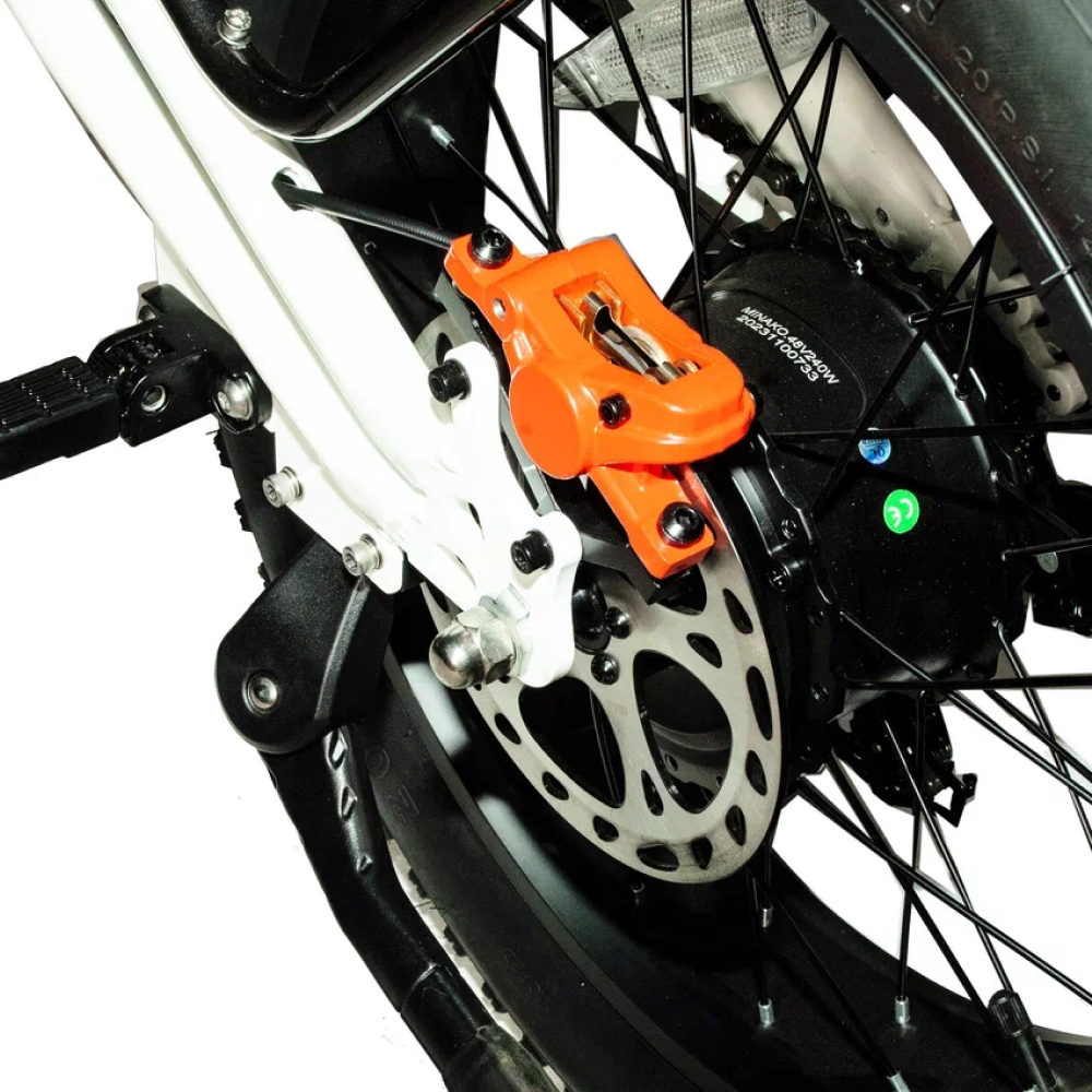 Электровелосипед Minako FOX (23Ah) Оранжевый Спицы 12