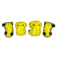 Набор защиты Tech Team Safety line 600, цвет желтый (размер XS)